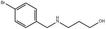 3-[(4-bromobenzyl)amino]-1-propanol Struktur