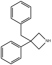 3-Benzyl-3-phenylazetidine Struktur