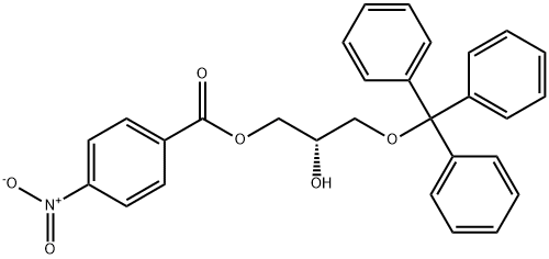 [R,(-)]-3-O-Trityl-D-glycerol 1-(p-nitrobenzoate) Struktur