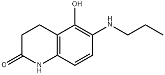 2(1H)-Quinolinone, 3,4-dihydro-5-hydroxy-6-(propylamino)- (9CI) Struktur