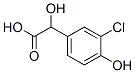 3-chloro-4-hydroxymandelic acid Struktur