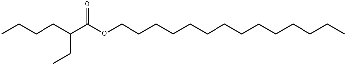 tetradecyl 2-ethylhexanoate Struktur