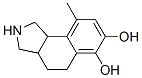 1H-Benz[e]isoindole-6,7-diol, 2,3,3a,4,5,9b-hexahydro-9-methyl- (9CI) Struktur