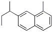 1-methyl-7-(1-methylpropyl)naphthalene Struktur