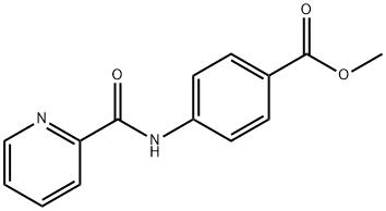 Benzoic acid, 4-[(2-pyridinylcarbonyl)amino]-, methyl ester (9CI) Struktur