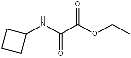 Acetic acid, 2-(cyclobutylamino)-2-oxo-, ethyl ester Struktur