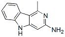 3-AMINO-1-METHYL-5H-PYRIDO[4,3-B]INDOLE Struktur