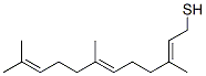 3,7,11-Trimethyl-2,6,10-dodecatriene-1-thiol Struktur
