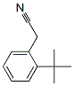 2-(1,1-Dimethylethyl)benzeneacetonitrile Struktur