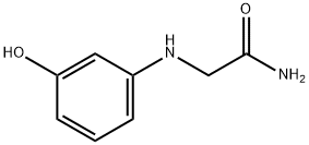 2-[(3-hydroxyphenyl)amino]acetamide  Struktur