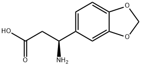 (S)-3-AMINO-3-(3,4-METHYLENEDIOXYPHENYL)PROPIONIC ACID Struktur