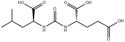 N-[[[(1S)-1-CARBOXY-3-METHYLBUTYL]AMINO]CARBONYL]-L-GLUTAMIC ACID Struktur