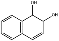 1,2-dihydroxy-1,2-dihydronaphthalene Struktur