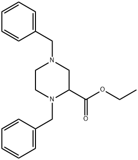 1,4-二芐基哌嗪-2-羧酸乙酯 結(jié)構(gòu)式