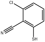 2-Chloro-6-mercapto benzonitrile Struktur