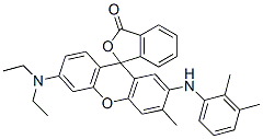 6'-(diethylamino)-2'-[(dimethylphenyl)amino]-3'-methylspiro[isobenzofuran-1(3H),9'-[9H]xanthene]-3-one Struktur