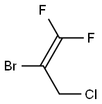 Bromochlorodifluoro-1-propene Struktur