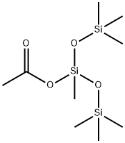 1,1,1,2,3,3,3-HEPTAMETHYLACETOXYTRISILOXANE Struktur