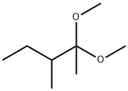 2,2-dimethoxy-3-methyl-pentane Struktur