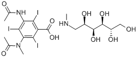 methylglucamine metrizoate Struktur