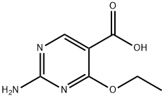 5-Pyrimidinecarboxylic acid, 2-amino-4-ethoxy- (9CI) Struktur