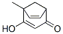 Bicyclo[3.2.1]octa-3,6-dien-2-one, 4-hydroxy-5-methyl- (9CI) Struktur