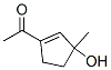 Ethanone, 1-(3-hydroxy-3-methyl-1-cyclopenten-1-yl)- (9CI) Struktur