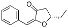 3(2H)-Furanone,5-ethyldihydro-2-(phenylmethylene)-,(2E,5S)-(9CI) Struktur