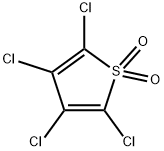 2,3,4,5-TETRACHLOROTHIOPHENE 1,1-DIOXIDE Struktur