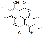 1,2,3,6,7,8-Hexahydroxy[1]benzopyrano[5,4,3-cde][1]benzopyran-5,10-dione Struktur