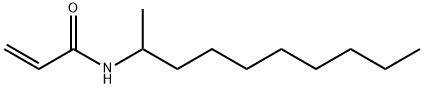 N-(1-methylnonyl)acrylamide Struktur