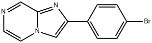 2-(4-bromophenyl)imidazo[1,2-a]pyrazine Struktur