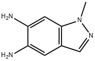 1H-Indazole-5,6-diamine,  1-methyl- Struktur