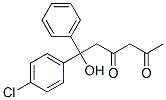 6-(4-chlorophenyl)-6-hydroxy-6-phenyl-hexane-2,4-dione Struktur