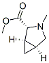 3-Azabicyclo[3.1.0]hexane-2-carboxylicacid,3-methyl-,methylester,(1-alpha-,2-alpha-,5-alpha-)-(9CI) Struktur