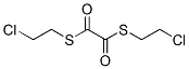 1,2-bis(2-chloroethylsulfanyl)ethane-1,2-dione Struktur