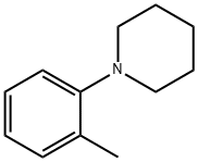 Piperidine, 1-(2-Methylphenyl)- Struktur