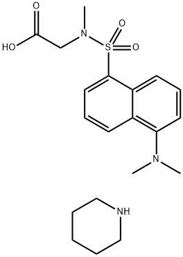 DANSYLSARCOSINE PIPERIDINIUM SALT Structure