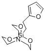 1-(2-(2-Furanyl)ethyl)-2,8,9-trioxa-5-aza-1-silabicyclo(3.3.3)undecane Struktur