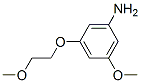 Benzenamine, 3-methoxy-5-(2-methoxyethoxy)- (9CI) Struktur