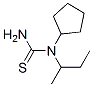 Thiourea, N-cyclopentyl-N-(1-methylpropyl)- (9CI) Struktur