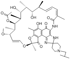 利福布汀, 72559-06-9, 結(jié)構(gòu)式