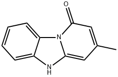 Pyrido[1,2-a]benzimidazol-1(5H)-one, 3-methyl- (9CI) Struktur