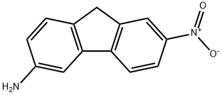 7-Nitro-9H-fluoren-3-amine Struktur