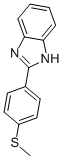 2-(4-[METHYLTHIO]PHENYL)-1H-BENZIMIDAZOLE Struktur