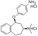 5H-Benzocyclohepten-7-amine, 6,7,8,9-tetrahydro-5-(4-aminophenoxy)-N,N -dimethyl-, dihydrochloride, cis- Struktur