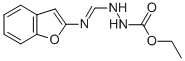 2-(2-Benzofuranyliminomethyl)hydrazinecarboxylic acid ethyl ester Struktur