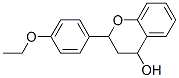 2-(4-Ethoxyphenyl)-3,4-dihydro-2H-1-benzopyran-4-ol Struktur