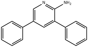 2-Amino-3,5-diphenylpyridine Struktur