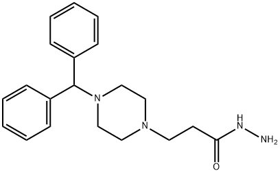 3-(4-BENZHYDRYL-1-PIPERAZINYL)PROPANOHYDRAZIDE Struktur